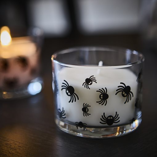 KUSTFYR 2026, scented candle in glass/jelly candy, 20 hr, 006.263.75
