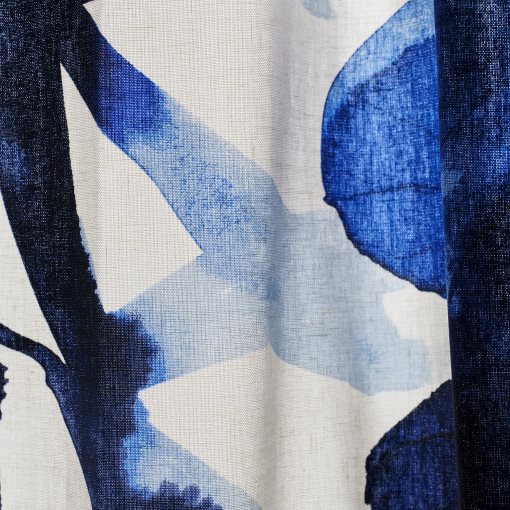 SKOGSNÄSSLA, κουρτίνα με τρέσα, 2 τεμ. 145x280 cm, 006.276.24