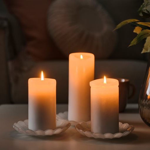 SMÅNÄCKROS, candle dish, 14 cm, 006.381.56