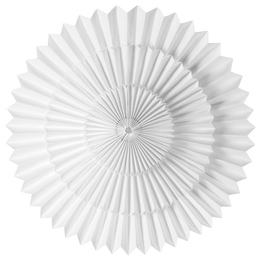 STRÅLA, lamp shade pleated/star, 55 cm, 006.398.77