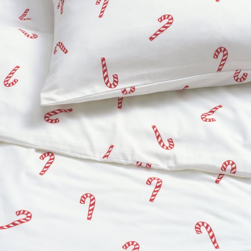 LÖVSÅNGARE, duvet cover and pillowcase, 150x200/50x60 cm, 006.441.43