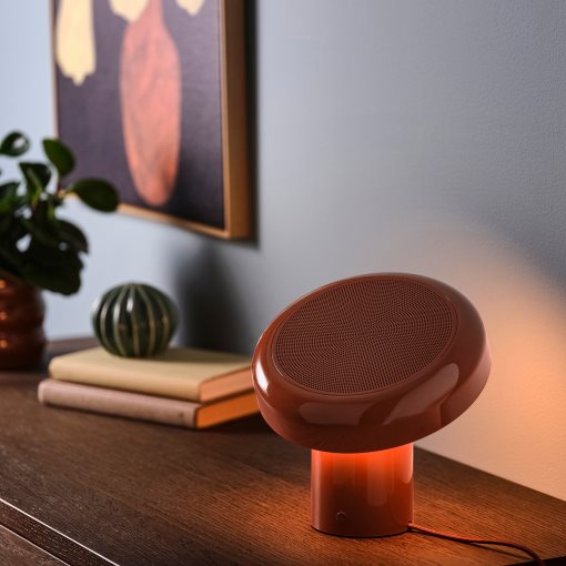 BLOMPRAKT, φωτιστικό ηχείο bluetooth, 006.451.14