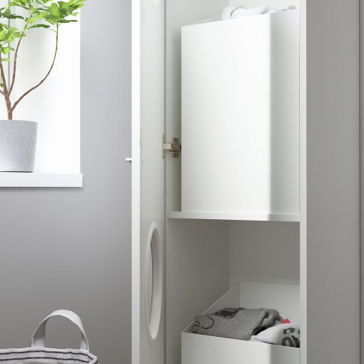 NYSJÖN, storage combination for laundry, 105x32x190 cm, 094.159.53