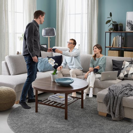 SÖRVALLEN, corner sofa 4-seat with chaise longue/right, 094.194.04
