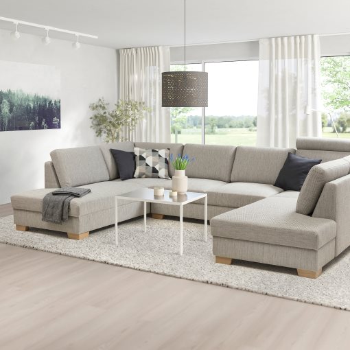 SÖRVALLEN, καναπές σε σχήμα Π 5 θέσεων με ανοιχτές άκρες, 094.194.18