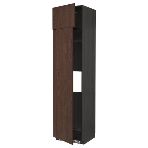METOD, high cabinet for fridge or freezer with 2 drawers, 60x60x240 cm, 094.683.38