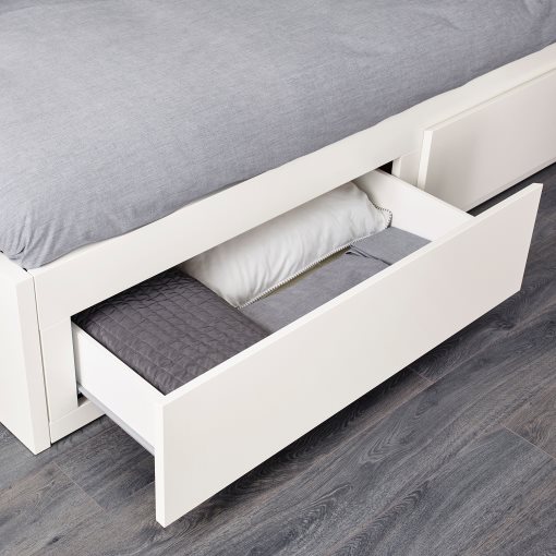FLEKKE, day-bed with 2 drawers/2 mattresses, 80x200 cm, 094.959.35