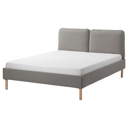 SAGESUND, upholstered bed frame, 140x200 cm, 094.964.97