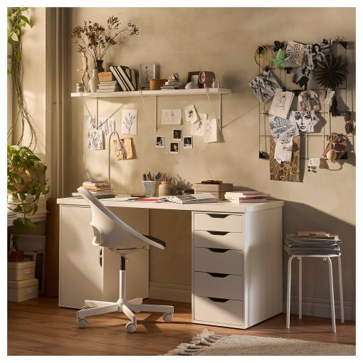 LAGKAPTEN/ALEX, desk, 140x60 cm, 095.216.04