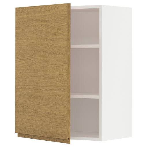 METOD, wall cabinet with shelves, 60x80 cm, 095.392.89