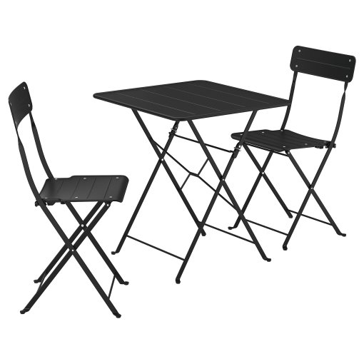 SUNDSÖ, table and 2 folding chairs/outdoor, 65x65 cm, 095.730.18