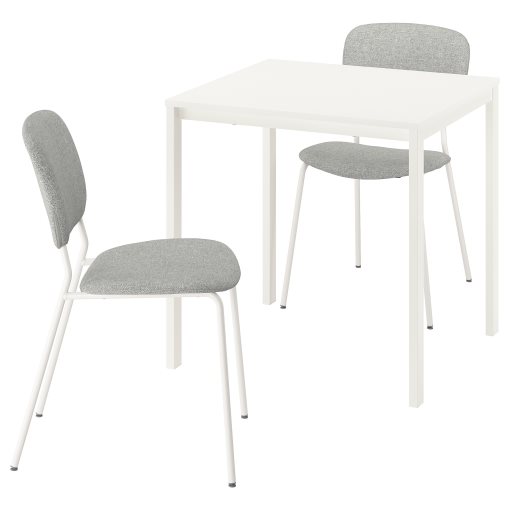 VIHALS, table and 2 chairs, 74x74 cm, 095.899.34