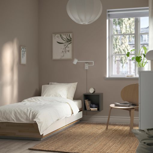 MANDAL, bed frame with storage, 120x200 cm, 102.720.76