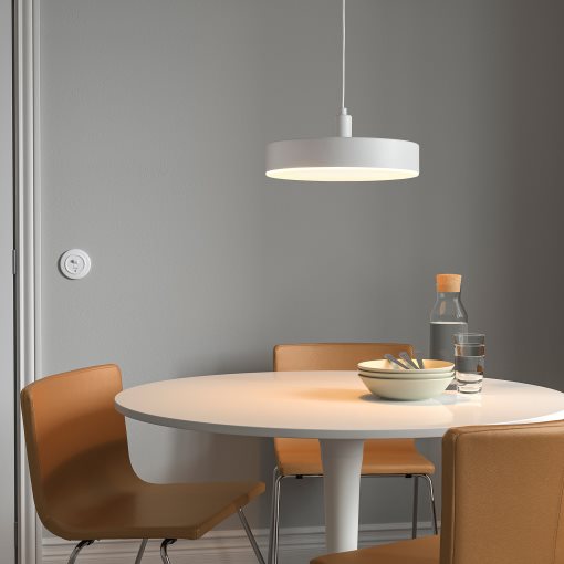 NYMÅNE, pendant lamp with built-in LED light source, 38 cm, 104.040.86