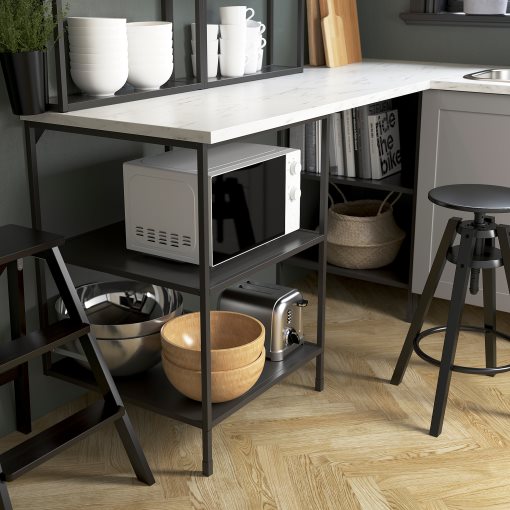 ENHET, base frame with shelves, 60x60x75 cm, 104.489.76
