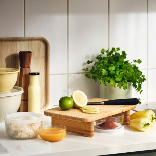 BESTÄMMA, food container with lid, set of 3, 104.957.60