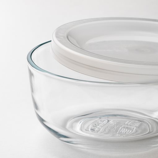 BESTÄMMA, food container with lid, set of 3, 104.957.60