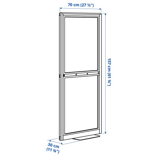 MITTZON, acoustic screen/floor standing, 70x157 cm, 105.282.04