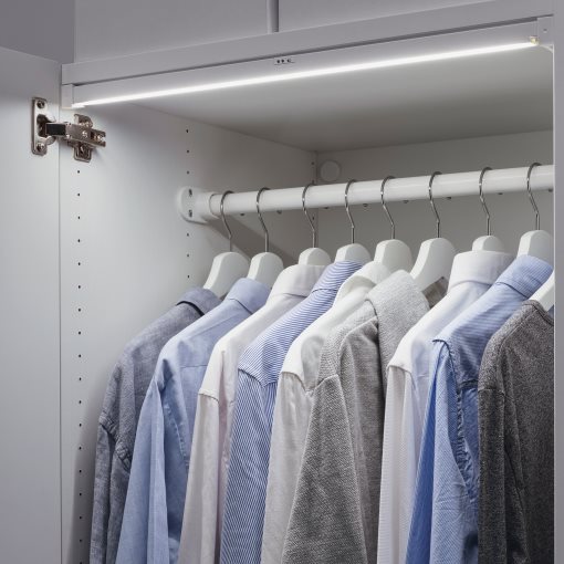 SKYDRAG, worktop/wardrobe strip with built-in LED light source with sensor/dimmable, 60 cm, 105.293.74