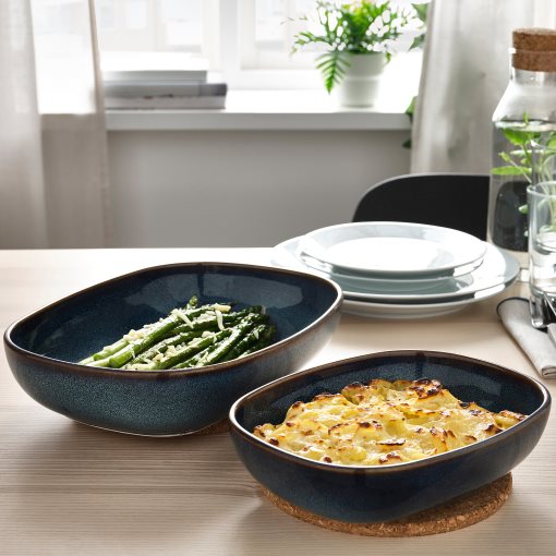 GLADELIG, oven dish, set of 2, 105.310.70