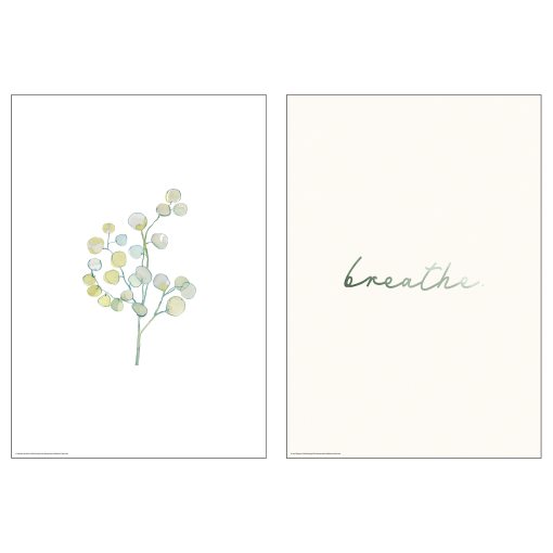 BILD, poster/Breathe/2 pack, 21x30 cm, 105.364.97
