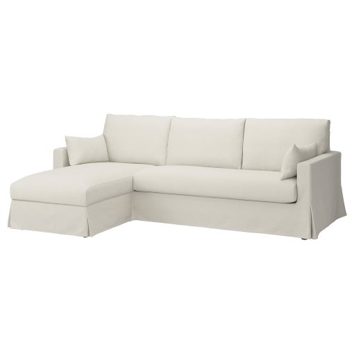 HYLTARP, cover for 3-seat sofa with chaise long, left, 105.482.78