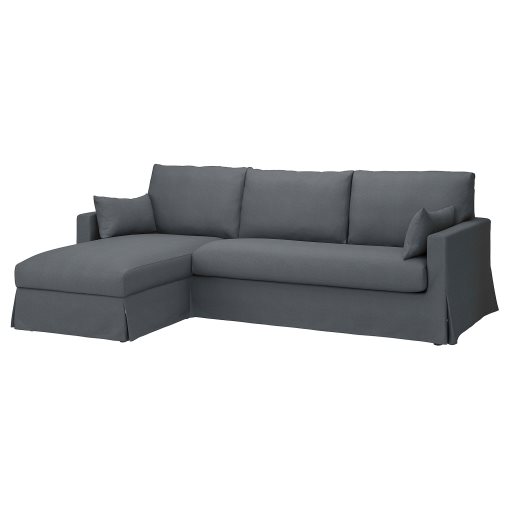 HYLTARP, cover for 3-seat sofa with chaise long, left, 105.498.95