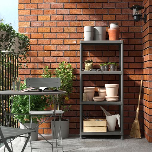 RUNMARÖ, shelving unit/in/outdoor, 60x30x133 cm, 105.513.17
