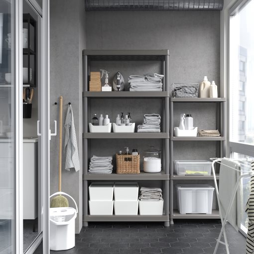 RUNMARÖ, shelving unit/in/outdoor, 60x30x133 cm, 105.513.17