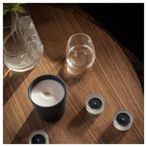 FRUKTSKOG, scented tealight/Vetiver & geranium/30 pack, 3.5 hr, 105.558.53