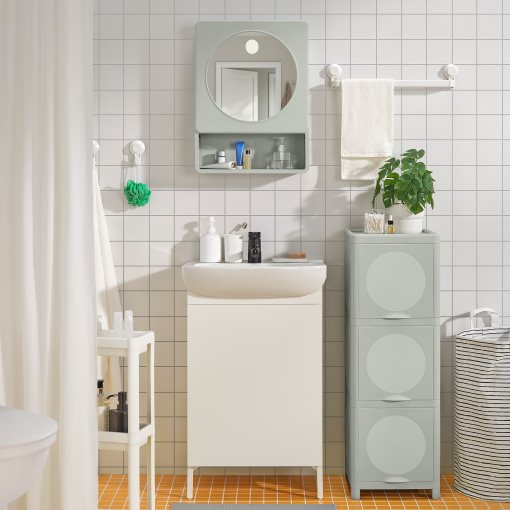 IVÖSJÖN, mirror cabinet with 1 door, 44x15x59 cm, 105.690.96