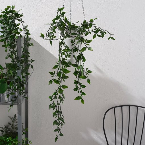 FEJKA, artificial potted plant in/outdoor hanging, 9 cm, 106.152.58