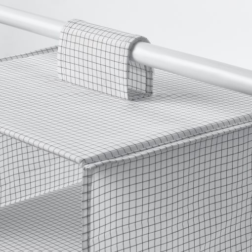 STUK, hanging storage with 7 compartments, 30x30x90 cm, 106.215.46