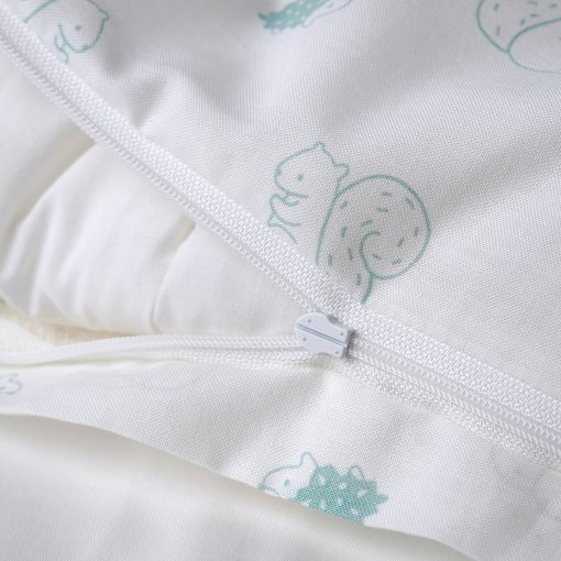 LEN, duvet cover 1 pillowcase for cot, 110x125/35x55 cm, 106.280.67