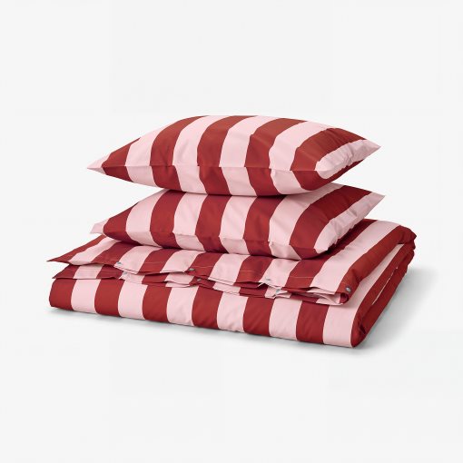 SLANHOSTMAL, duvet cover and 2 pillowcases, 240x220/50x60 cm, 106.328.61
