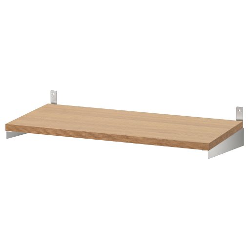 KUNGSFORS, suspension rail with shelf/wall grid, 193.084.05