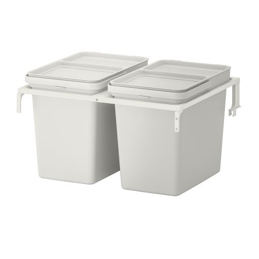 HÅLLBAR, waste sorting solution for METOD kitchen drawer, 44 l, 193.088.39