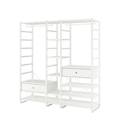 ELVARLI, wardrobe combination, 205x55x216 cm, 193.151.56
