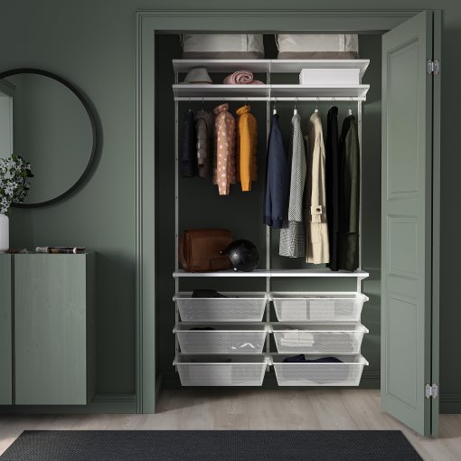 BOAXEL, wardrobe combination, 125x40x201 cm, 193.323.73