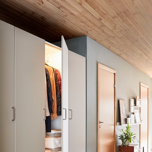 REINSVOLL, door with hinges, 50x195 cm, 193.359.08