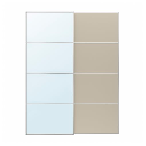 AULI/MEHAMN, pair of sliding doors, 150x201 cm, 194.368.51