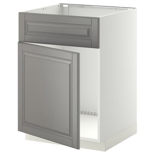 METOD, base cabinet for sink with door/front, 60x60 cm, 194.686.63