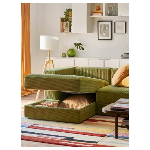 JÄTTEBO, 3,5-seat modular sofa with chaise longue, 194.851.15