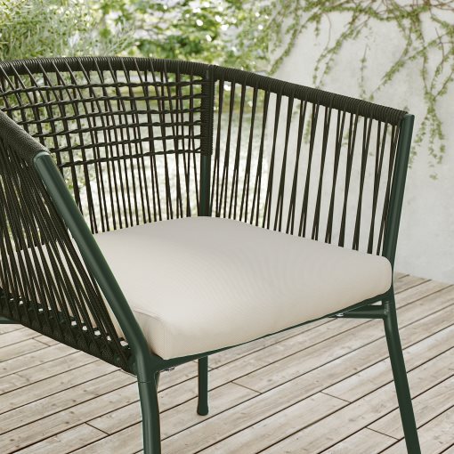 SEGERÖN, chair with armrests, outdoor, 194.948.41