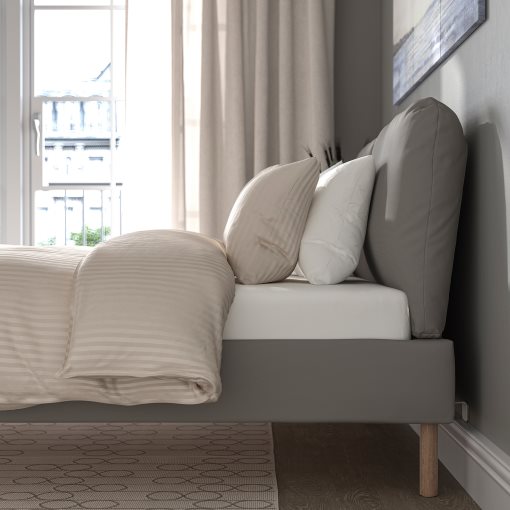 SAGESUND, upholstered bed frame, 160x200 cm, 194.964.87