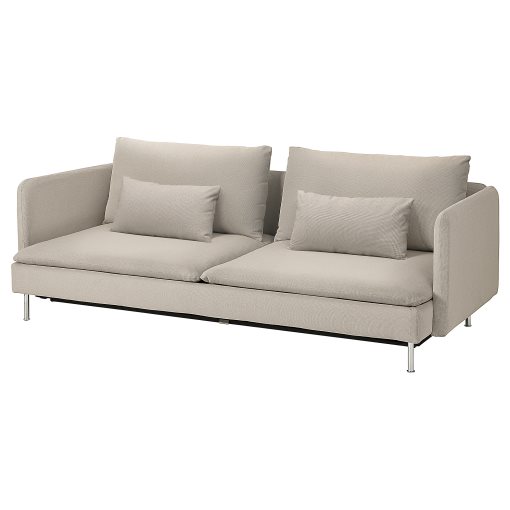 SÖDERHAMN, 3-seat sofa-bed with armrests, 195.800.61