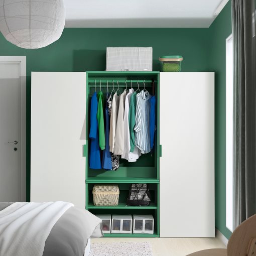 PLATSA, wardrobe with 2 doors, 200x42x181 cm, 195.937.75