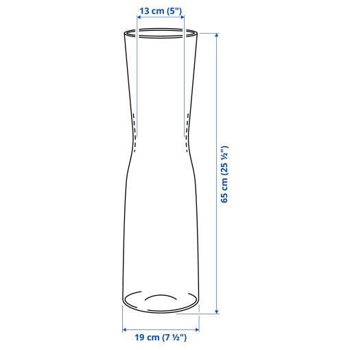 TIDVATTEN, βάζο, 203.359.93