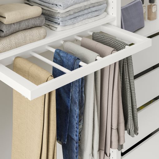 KOMPLEMENT, pull-out trouser hanger, 75x35 cm, 204.465.52