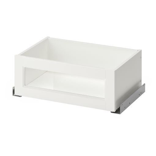 KOMPLEMENT, drawer with framed glass front, 50x35 cm, 204.470.14